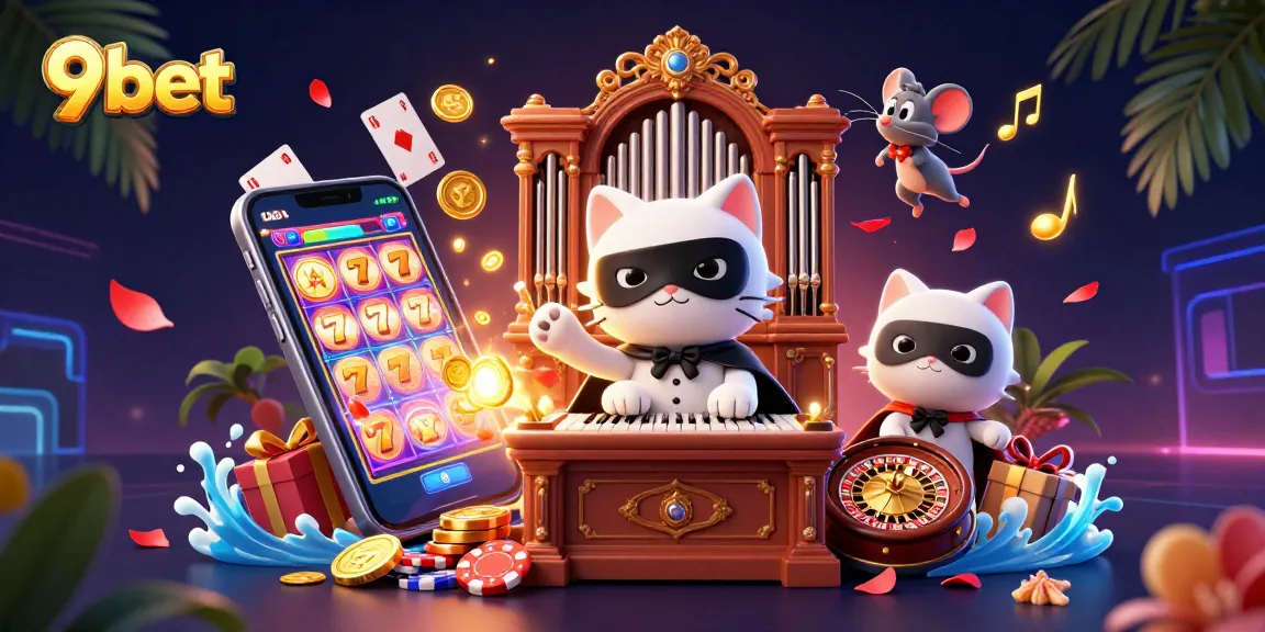 Engage in thrilling gaming with 9bet’s colorful slots and vibrant casino atmosphere.